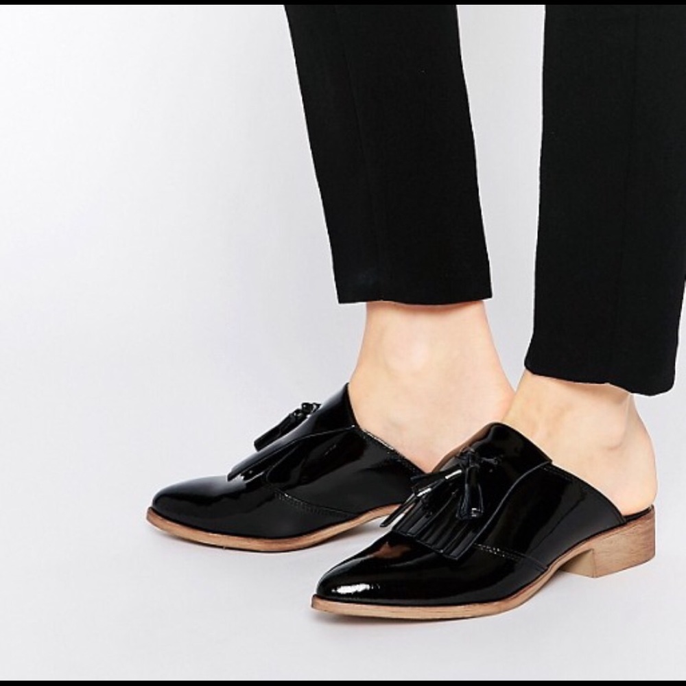 Brand new ASOS Monument Mules. Black size 7